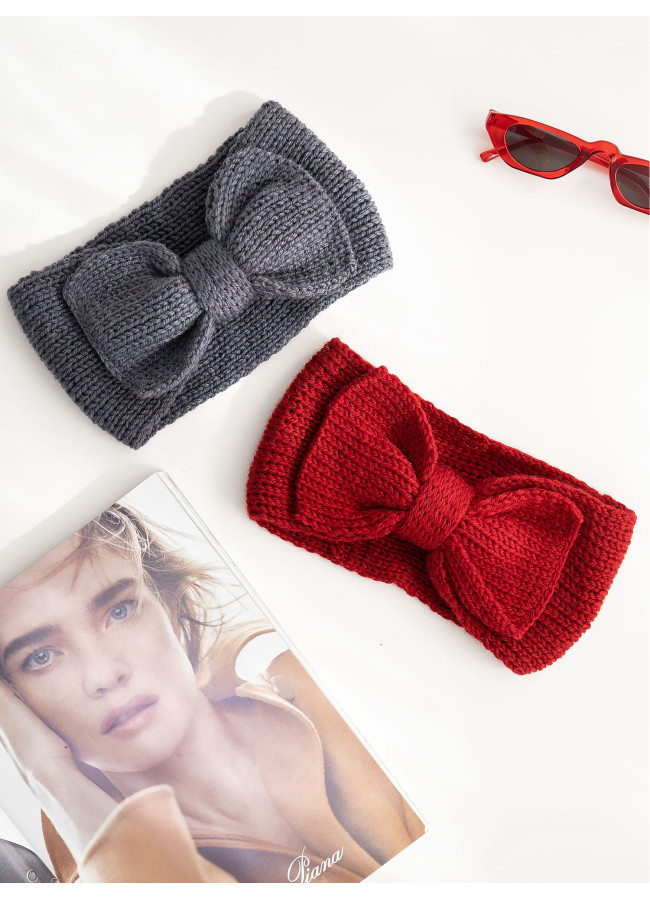 BRIANNA KNITTED BOW HEADBAND