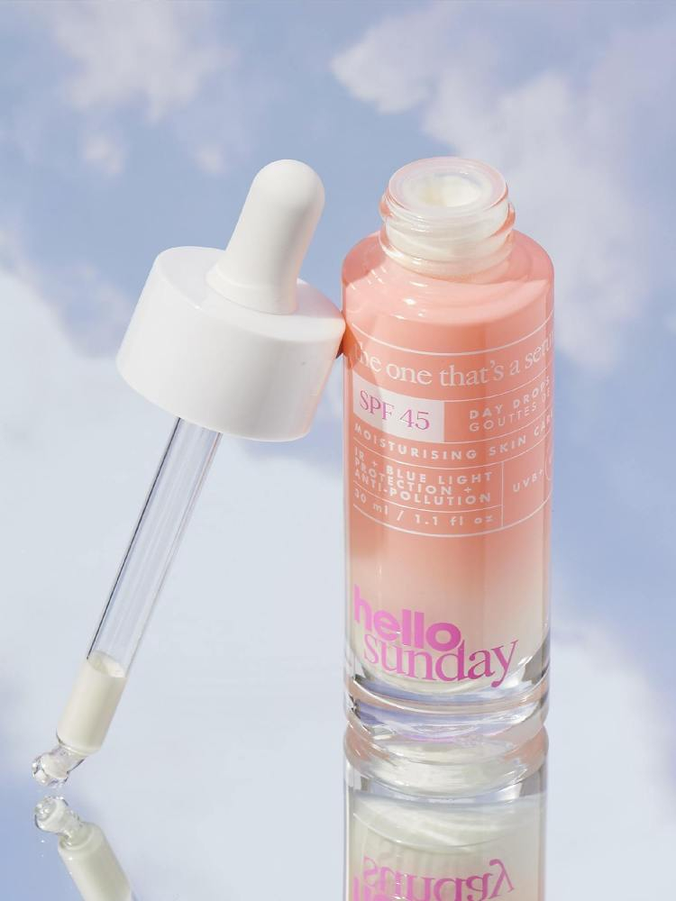 HELLO SUNDAY THE ONE THAT'S A SERUM - FACE DROPS SPF 45, 30ML