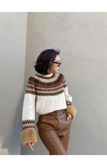 KNITTED BLOUSE - CARMELA