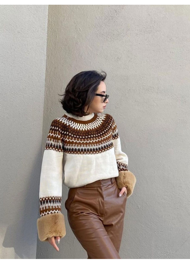 KNITTED BLOUSE - CARMELA