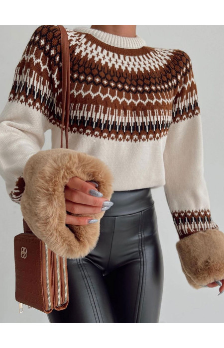 KNITTED BLOUSE - CARMELA