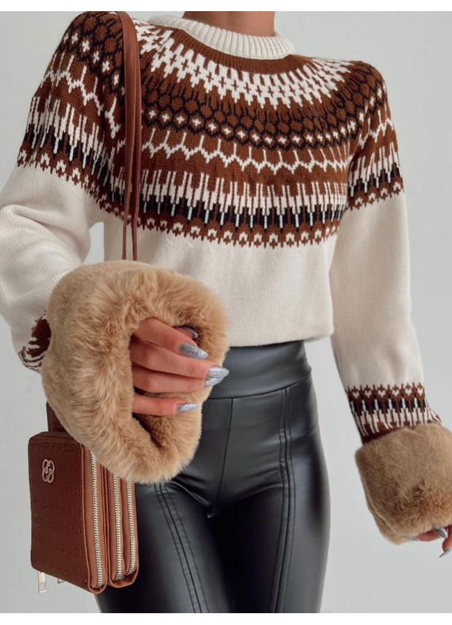 KNITTED BLOUSE - CARMELA