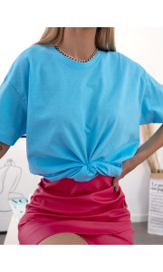 TURQUOISE BOYFRIEND TEE
