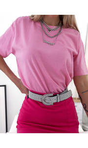 HOT PINK BOYFRIEND TEE