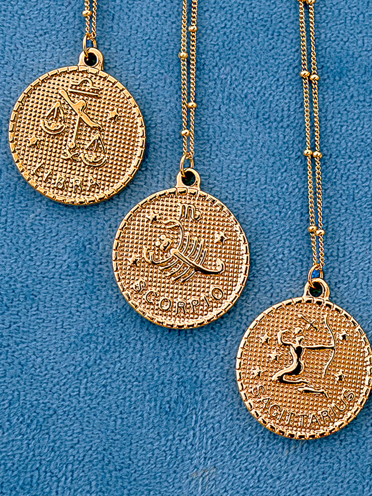 CYRCLE ZODIAC NECKLACE
