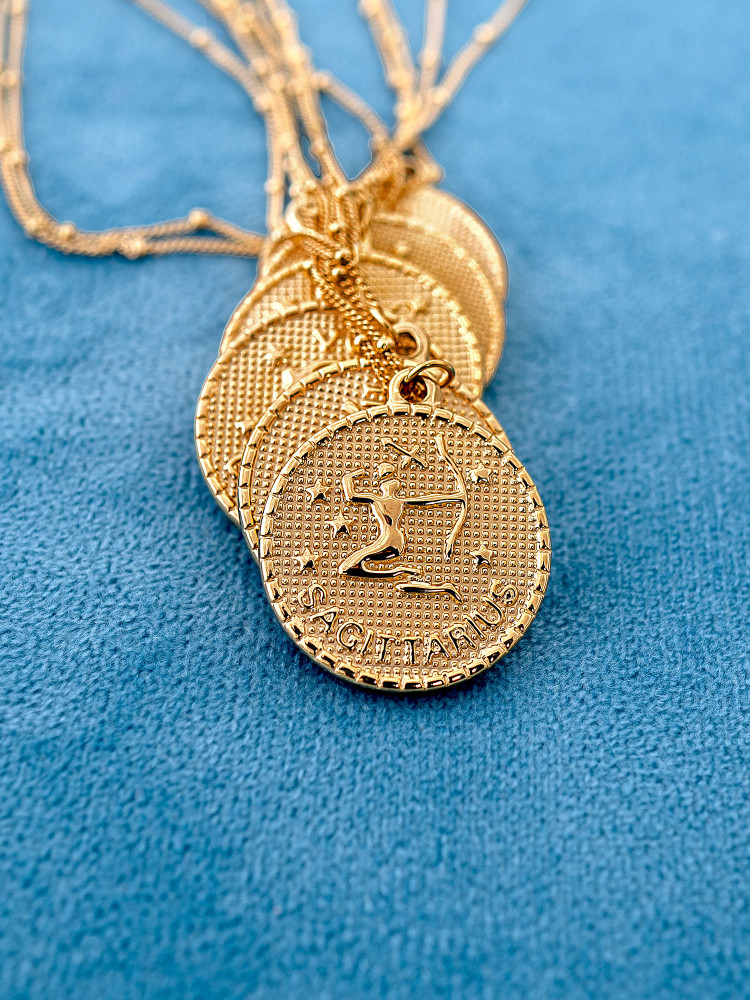 CYRCLE ZODIAC NECKLACE