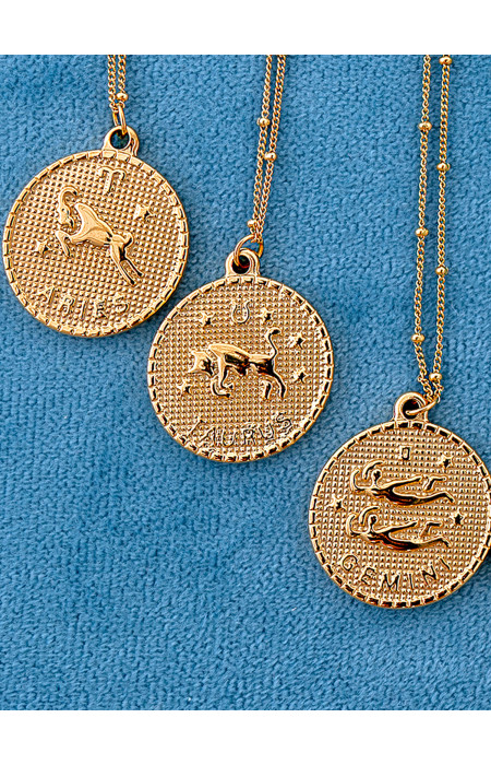 CYRCLE ZODIAC NECKLACE