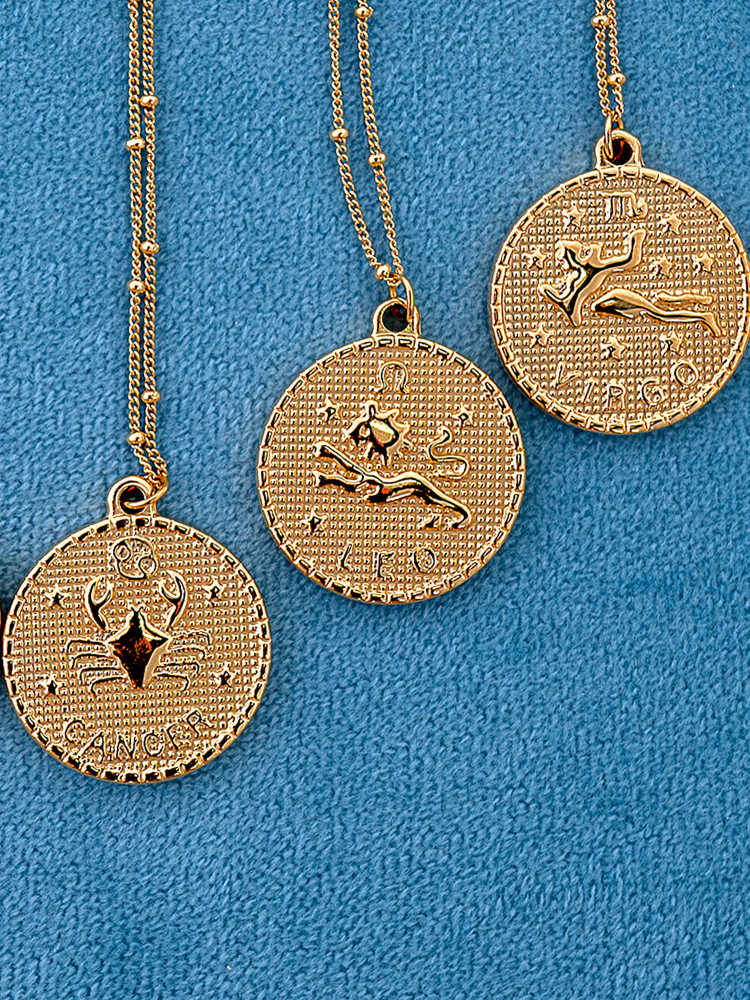 CYRCLE ZODIAC NECKLACE