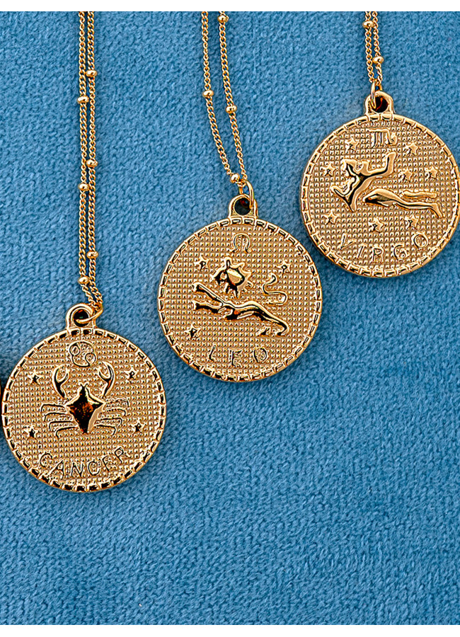 CYRCLE ZODIAC NECKLACE