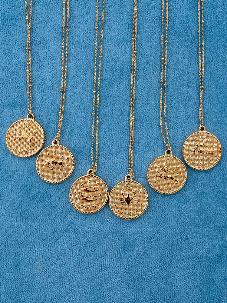 CYRCLE ZODIAC NECKLACE