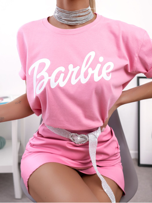 ΡΟΖ T-SHIRT BARBIE