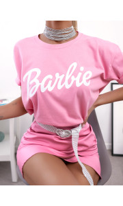 ΡΟΖ T-SHIRT BARBIE