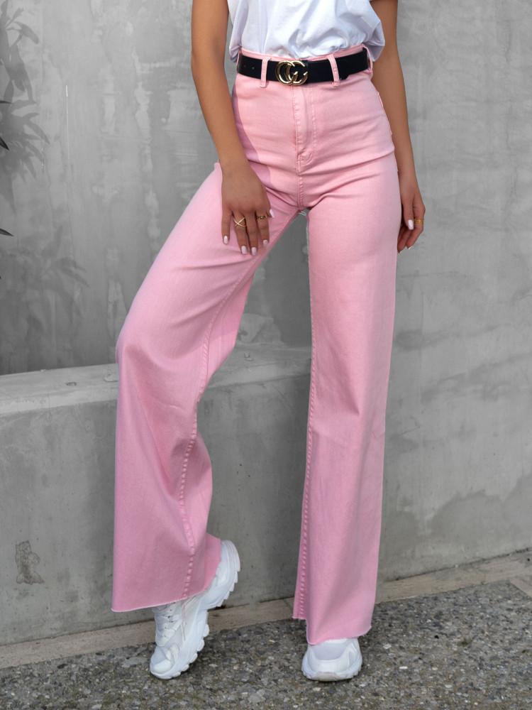 PINK JEAN PANTS - NICOLE