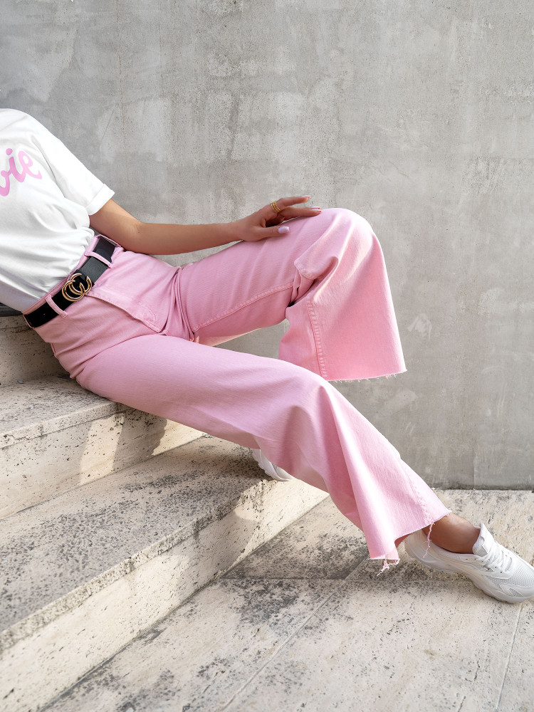 PINK JEAN PANTS - NICOLE