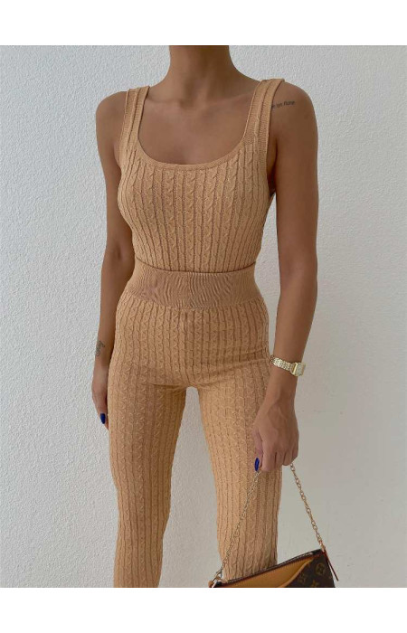 SONATA BEIGE KNITTED SET