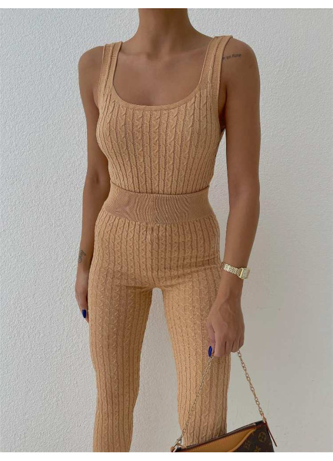 SONATA BEIGE KNITTED SET