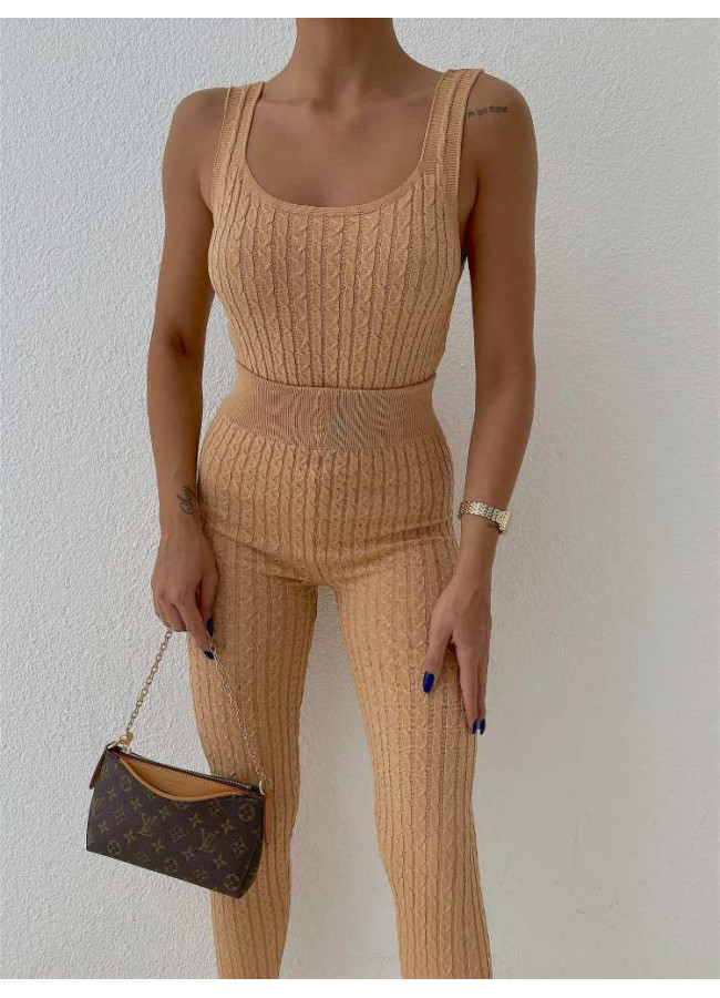 SONATA BEIGE KNITTED SET