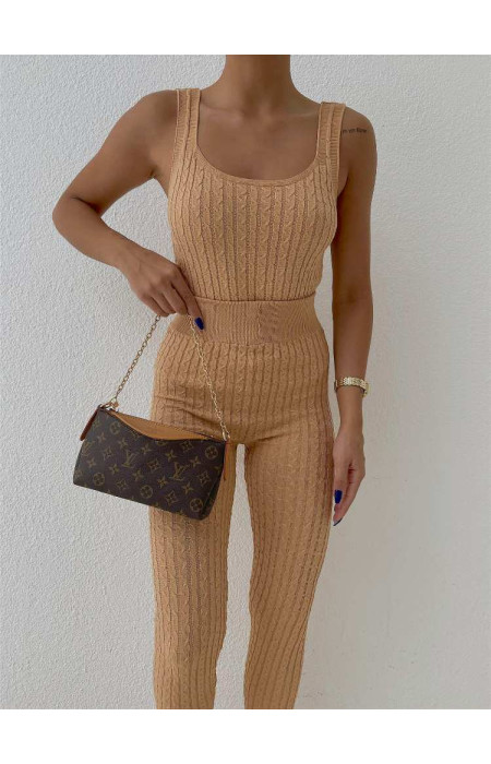 SONATA BEIGE KNITTED SET