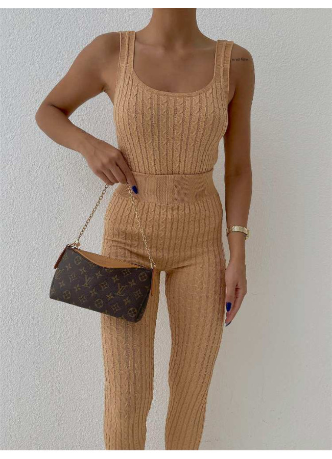 SONATA BEIGE KNITTED SET