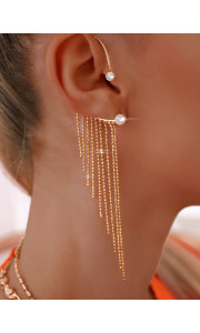 LUNA GOLD RAIN EARCUFF