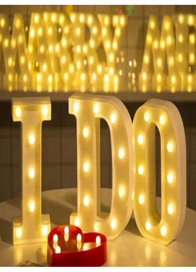 DECORATING LED LETTERS