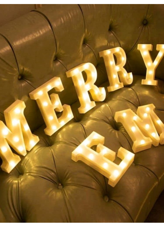 DECORATING LED LETTERS