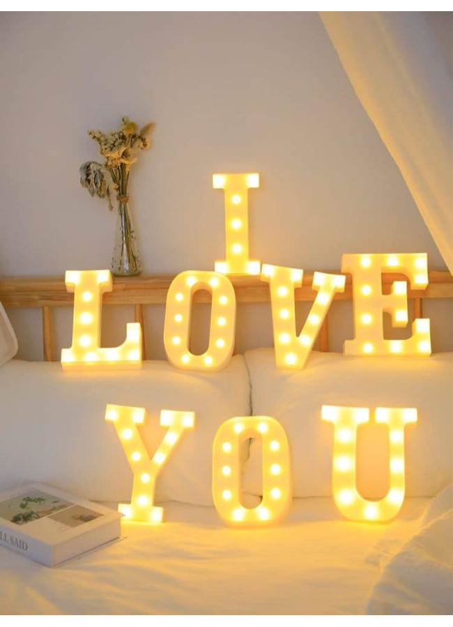 DECORATING LED LETTERS