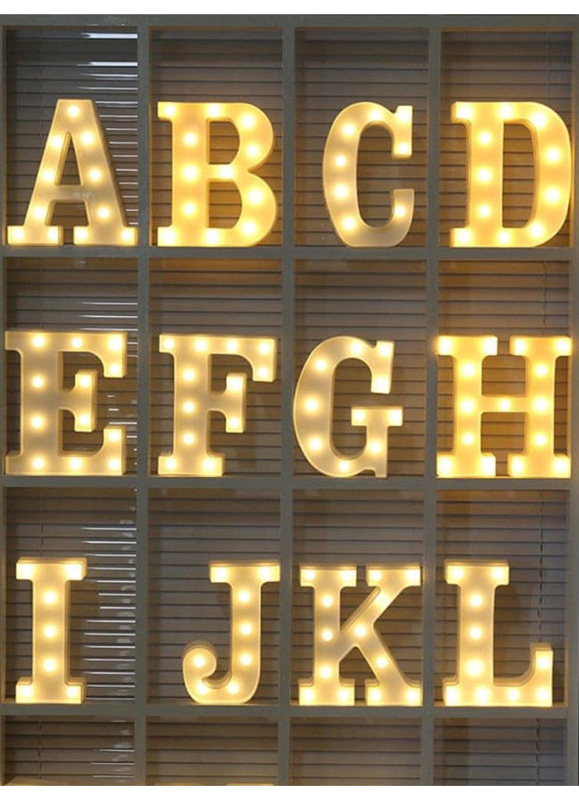 DECORATING LED LETTERS
