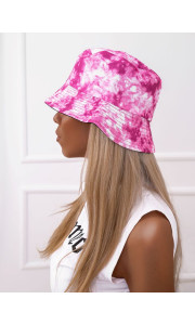 FUCHSIA TIE DYE BUCKET HAT