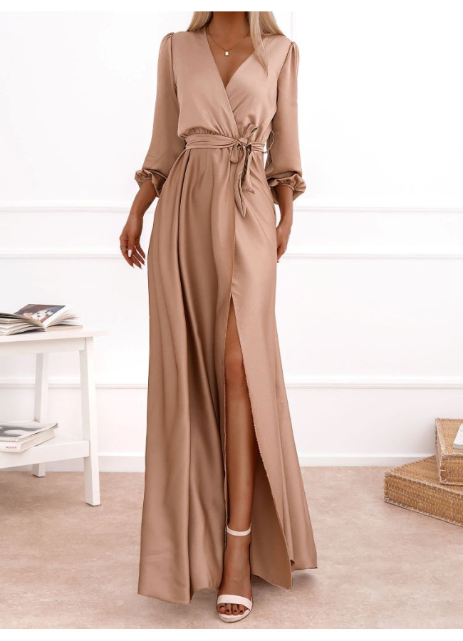 FATALITY GOLD MAXI DRESS