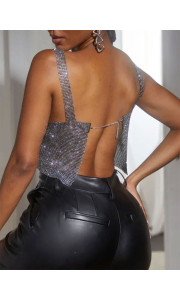 CHLOE BLACK STONE TOP