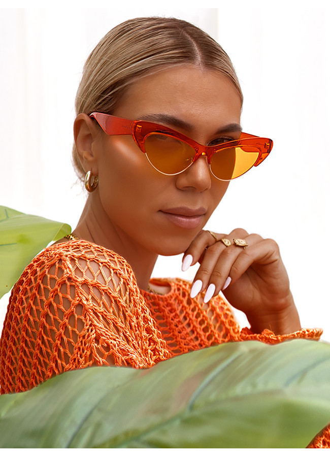 ANNAKEY ENVIOUS ORANGE SUNGLASSES