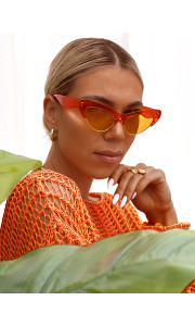 ANNAKEY ENVIOUS ORANGE SUNGLASSES