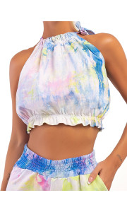 LIDIA TIE DYE HALTER