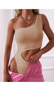 TUBE BEIGE BODYSUIT