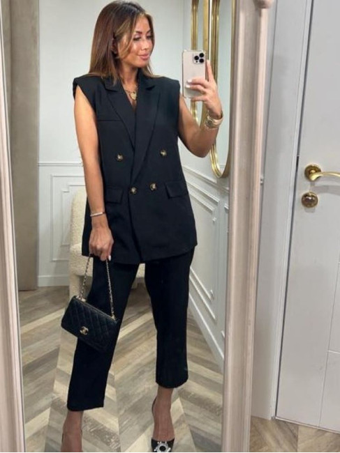 TANGY BLACK SUIT SET