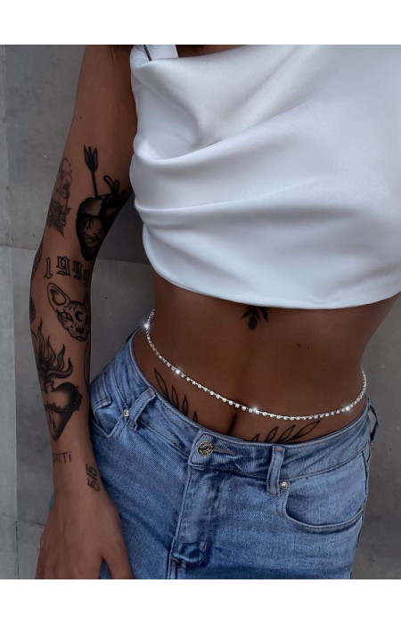 ZONDRA STRASS WAIST CHAIN