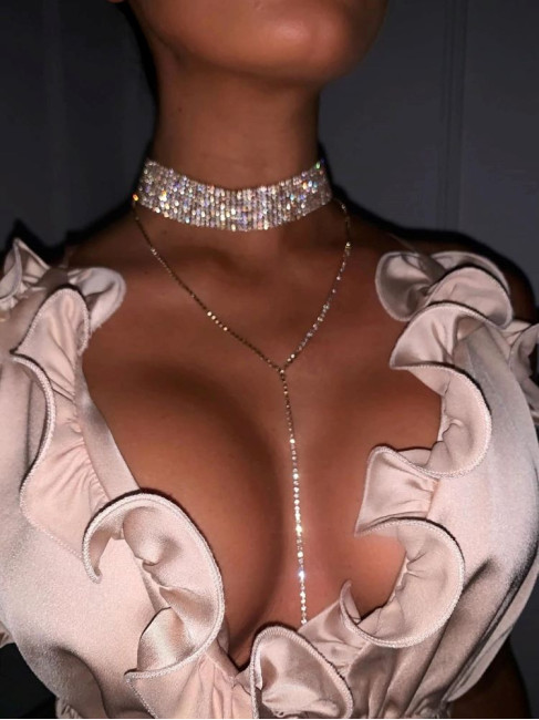 CHUNKY STRASS CHOKER