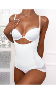 OPEN BUST WHITE BODY