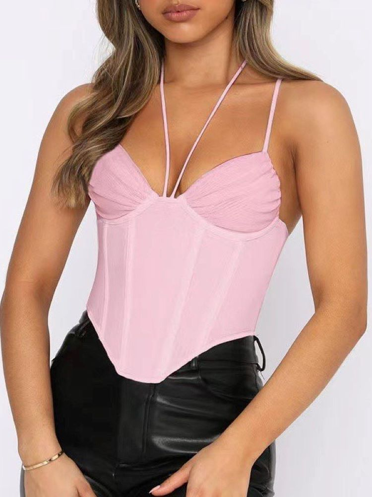 PRUDENCE PINK BUSTIER
