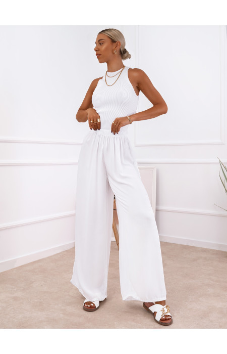 ARTEMIS WHITE SILKY PANTALONE