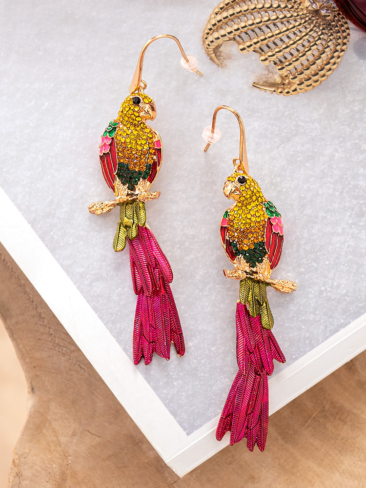 FRANCE PARROT EARRINGS