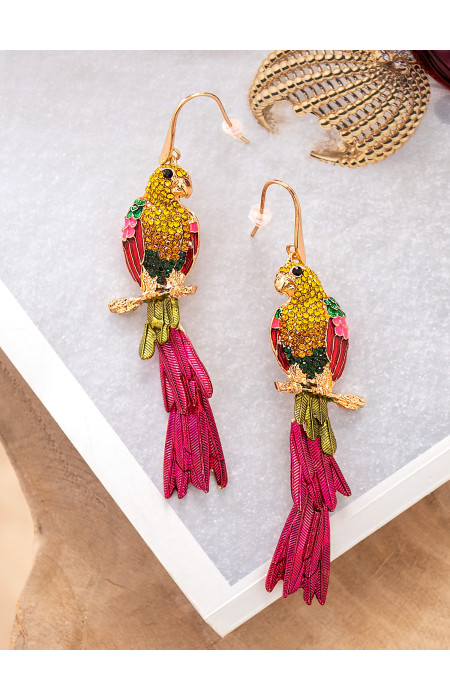FRANCE PARROT EARRINGS