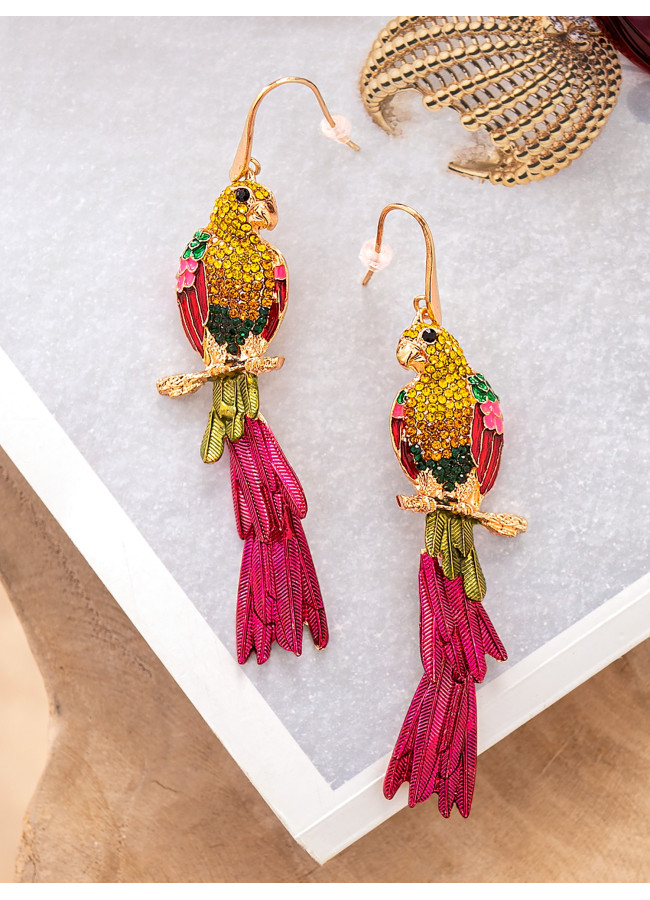 FRANCE PARROT EARRINGS