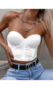 ΛΕΥΚΟ BUSTIER - ADIRA