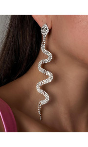 SNAKE STRASS EARRINGS