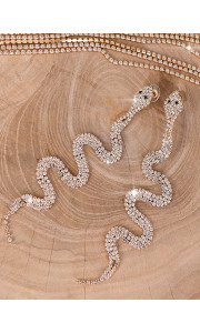 SNAKE STRASS EARRINGS