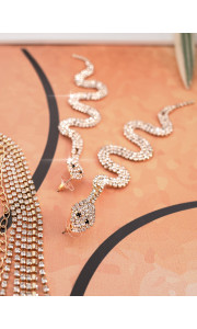 SNAKE STRASS EARRINGS