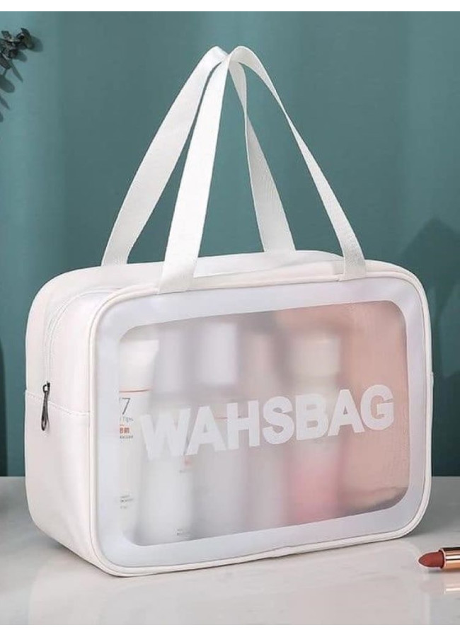 WASHBAG WHITE COSMETIC BAG