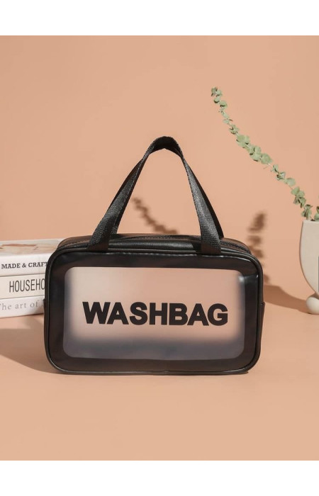 WASHBAG BLACK COSMETIC BAG